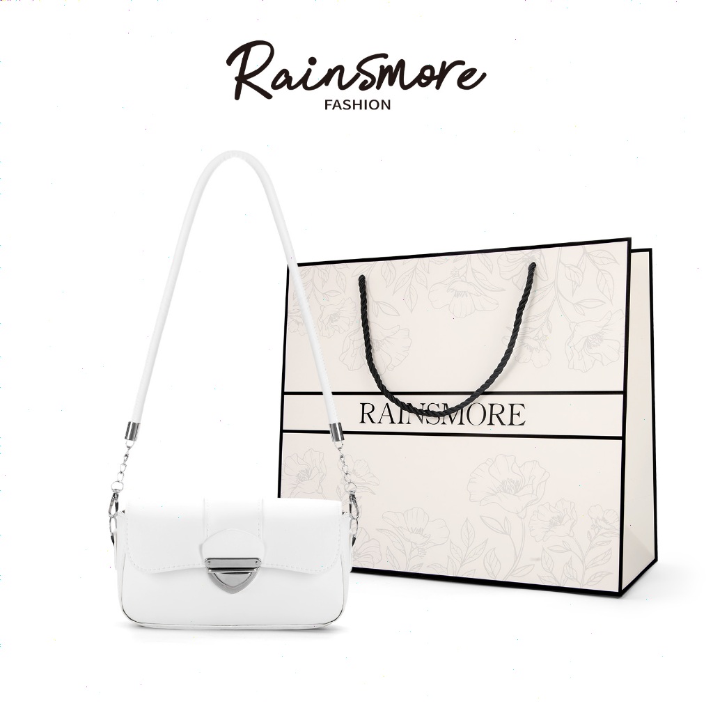 RAINSMORE กระเป๋าใต้วงแขน ดีไซน์วินเทจมินิมอล เก๋ไม่เหมือนใคร ใช้ทำงานและทุกวัน กันน้ำเบาๆ
