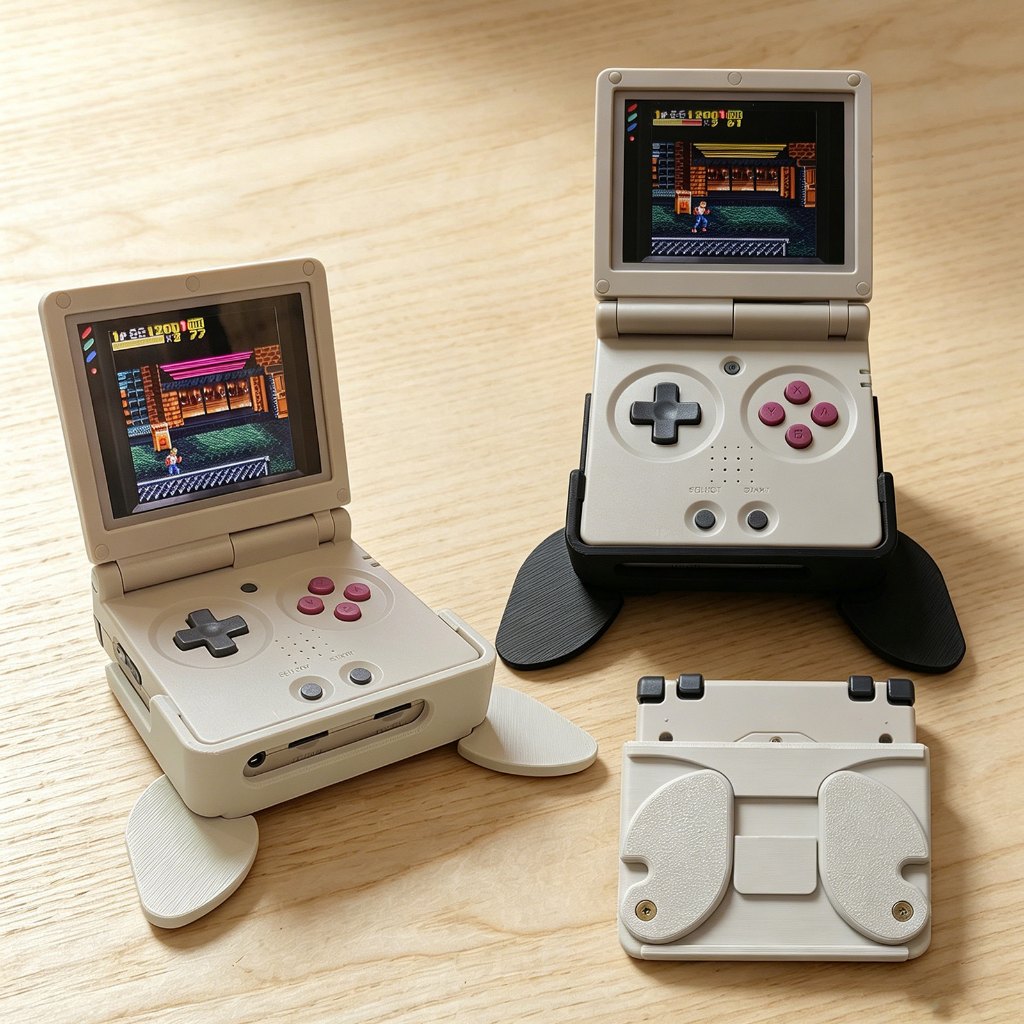 ซ่อน Ergonomic Grip กรณี Anti-Scratch Shell สําหรับ Anbernic RG35XXSP เปิดแหล่ง Retro คอนโซลเกมมือถื