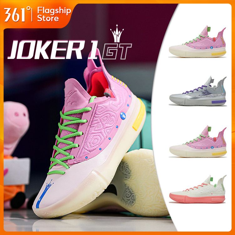 【361 Degrees】Joker 1 GT | รองเท้าบาสเกตบอลน้ำหนักเบาสำหรับผู้ชาย Peppa Pig สำหรับฝึกซ้อมและแข่งขัน 6