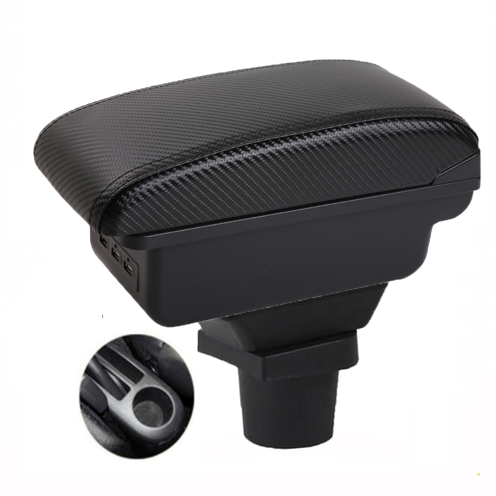 รถ Toyota Yaris Vitz Vios 5dr ArmRest Box คอนโซลกลางที่เก็บข้อศอกส่วนที่เหลือแขน