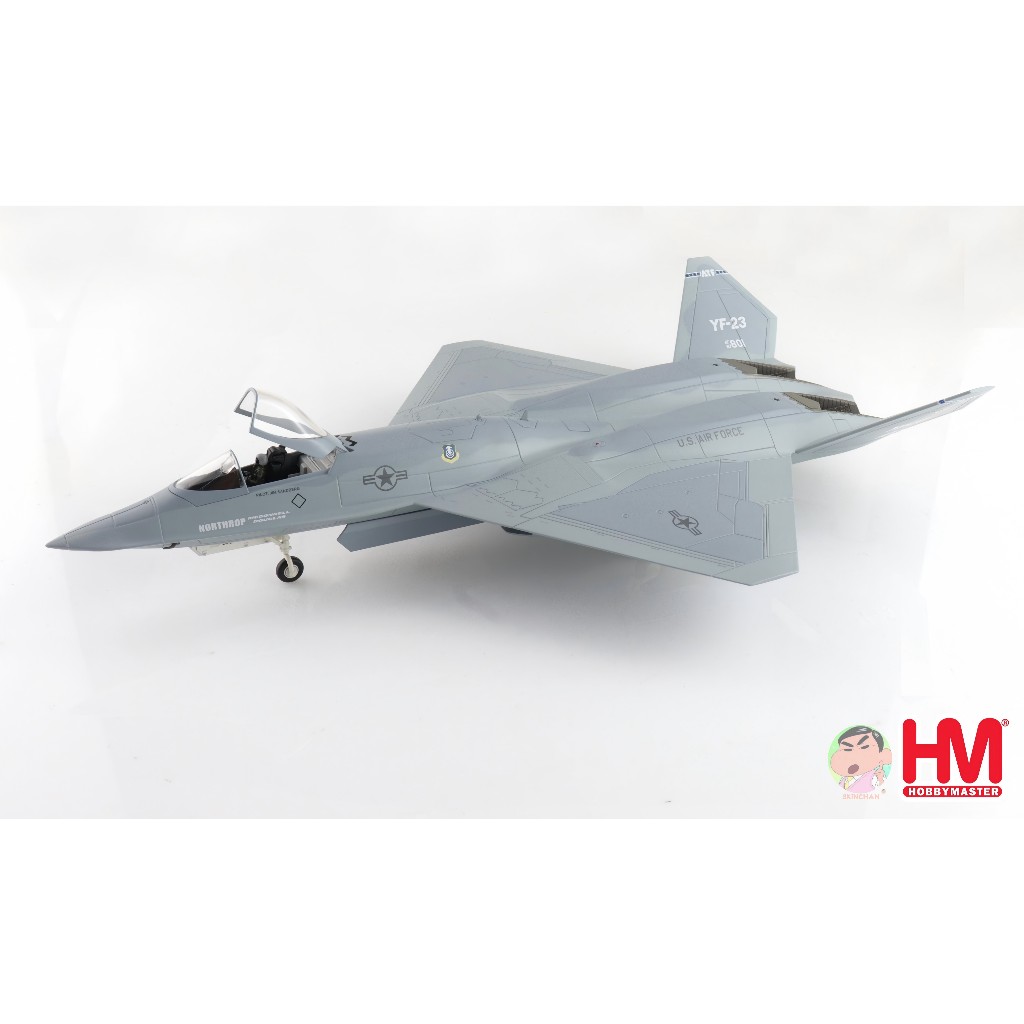 HobbyMaster 1/72 YF-23 USAF "Gray Ghost" PAV-2 AF serial no. 87-0801 1990 Metal Complete Model