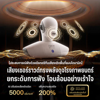 Philips TAQ2120 หูฟังบลูทูธแบบเปิดหู แบบหนีบหู พร้อมเทคโนโลยีกระดูกกะโหลก ปี 2026 รุ่นล่าสุด เหมาะสำหรับการออกกำลังกายและฟังเพลง พร้อมระบบลดเสียงรบกวนขณะคุย