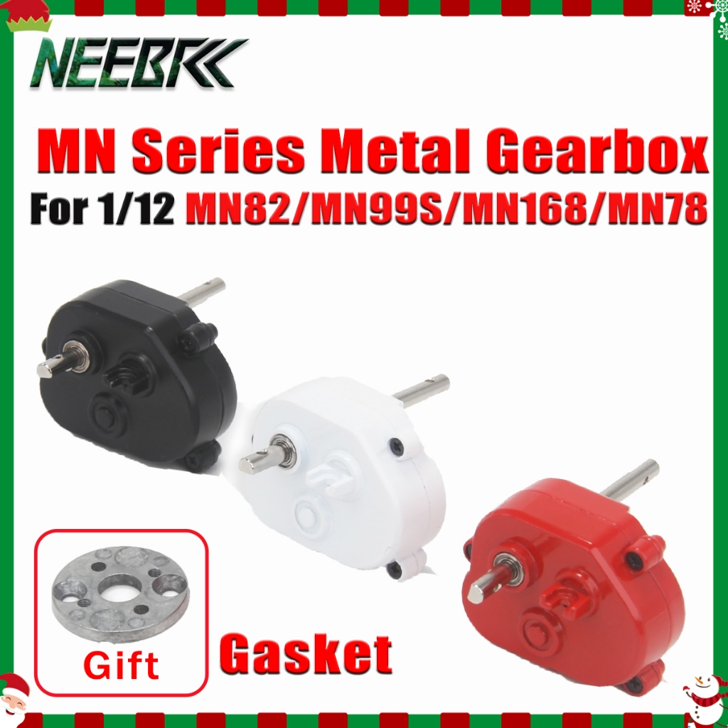 NEEBRC MN82 MN78 MN99S MN168 MN98 MN รุ่นโลหะเกียร์เกียร์ชุดสําหรับ 1/12 RC รถ Rock Crawler รถบรรทุกอัพเกรดอุปกรณ์เสริม 370 มอเตอร์