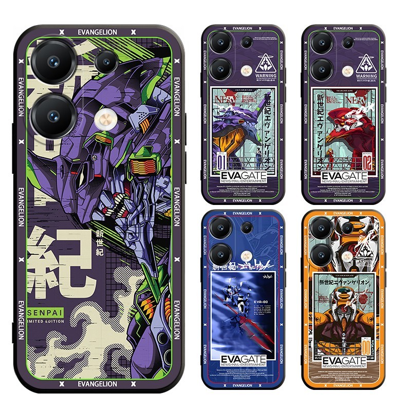 สําหรับ Xiaomi POCO F7 Pro F7 Ultra POCO M7 Pro C75 F6 F6 F5 F5 PRO Evangelion Casing Soft Case Cove