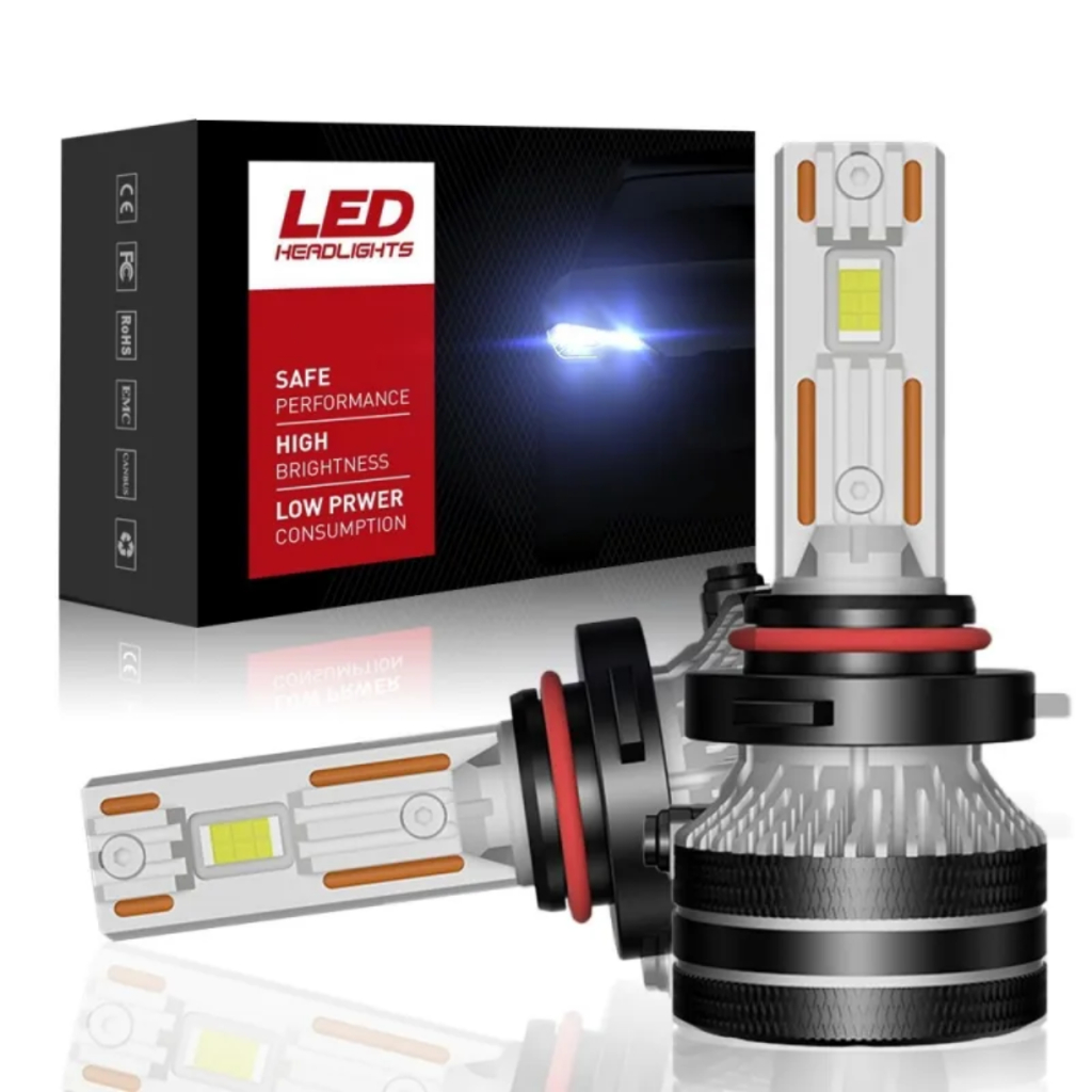 Q5 K5C K7C H4 H7 H11 9005 HB3 LED ไฟหน้าหลอดไฟ Turbo พัดลม Cooling 30000LM 150W 6000K White Beam Can
