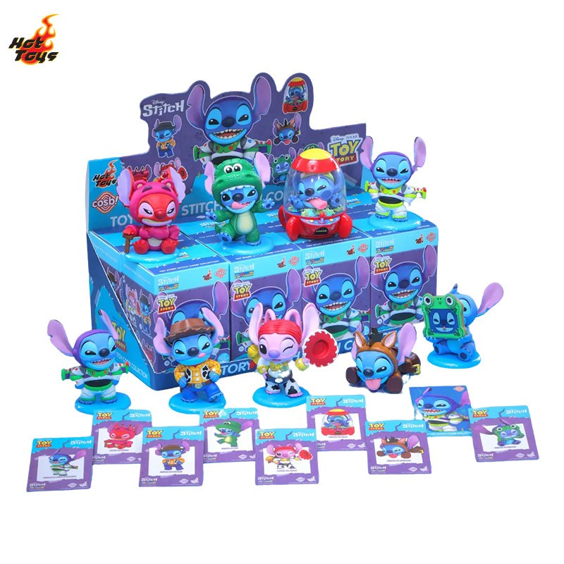 ของเล่นสุดฮอต Disney Pixar Stitch & Toy Story Cosbi Collection Fancination Series Blind Box Mystery Box