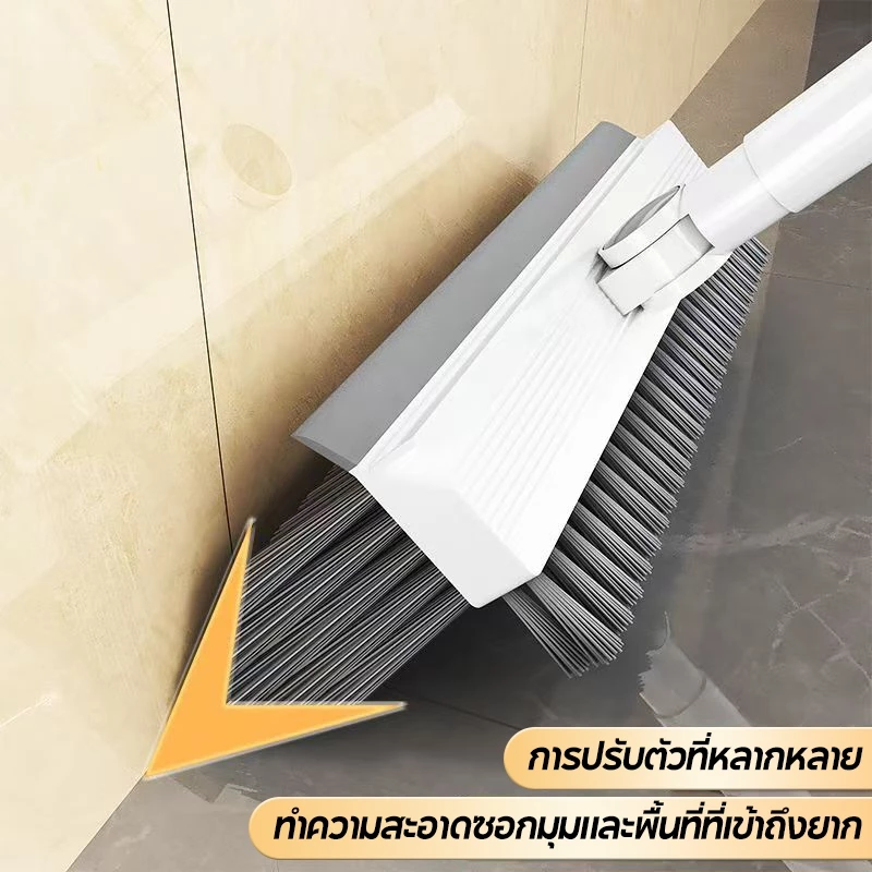 REALIDA มัลติฟังก์ชั่น 3in1 แปรงขัดพื้นแปรงห้องน้ําแปรงพื้นหัวขนาดใหญ่พิเศษหมุนได้ Hard Bristle Brush ชั้นเครื่องมือที่มีประโยชน์