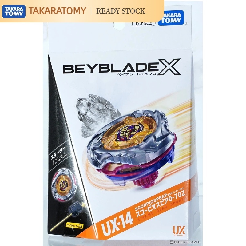 [คลังสินค้าพร้อม]TakaraTomy Beyblade X UX-14 Starter Scorpio Spear สกรู