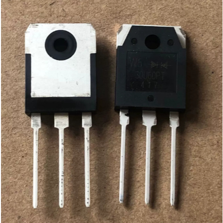 ((1 ชิ้น) ชิ้นส่วนอิเล็กทรอนิกส์ MUR30U60PT 30U60PT คลังสินค้าพร้อม TO-3P เครื่องเชื่อมอินเวอร์เตอร์