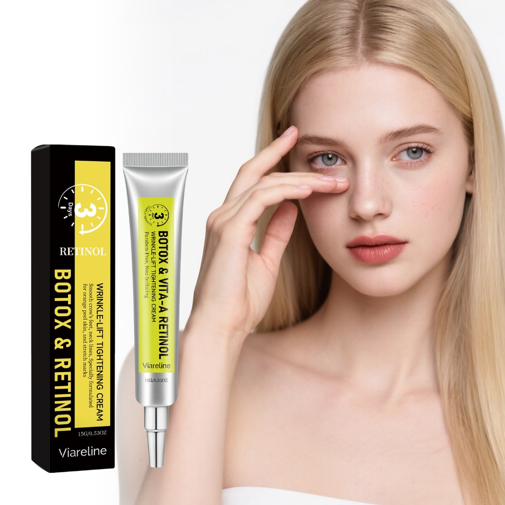 Viareline Wrinkle-Lift Tightening Eye Cream Retinol & Botox Hydrating Eye Care 15G
