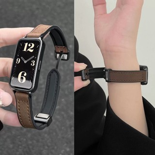 สายหนัง Huawei Band 8/9/10/11 กันน้ำสายกีฬาใส่สบายเปลี่ยนข้อมือ