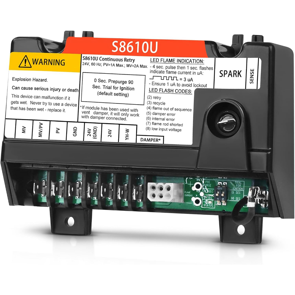 ⭐⭐⭐S8610M3009 S8610U3009 เตาควบคุมโมดูลสําหรับ Honeywell ใช้งานร่วมกับ S8610U3009 S8610U1003,Intermi