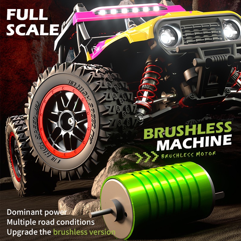 JJRC C8805 1/14 320 มม.Brushless 4WD Desert Truck Racing รีโมทคอนโทรลรถ