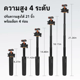 ขาตั้งกล้อง Insta360 X5 ACE Pro 2 ไม้เซลฟี่แม่เหล็ก 21 นิ้ว ขาตั้งโต๊ะ Mini หัวบอล 360° Cold Shoe สำหรับ Ace Pro Ace