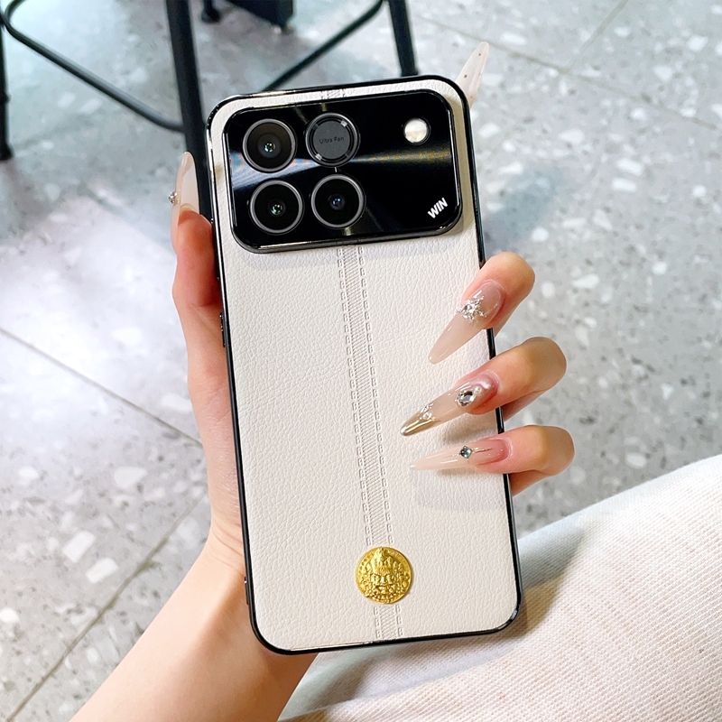 Proof เคสโทรศัพท์ Slim ธุรกิจ PU หนังทําความสะอาดง่ายแฟชั่นปกหลังสําหรับ Honor 500 Pro 500/500 Pro เ