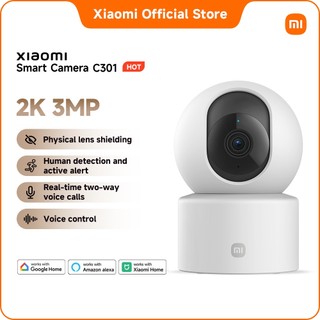 Xiaomi Camera C301 | CCTV Indoor & Outdoor Camera Series Wireless WiFi Cam for Home Security PanTilt
