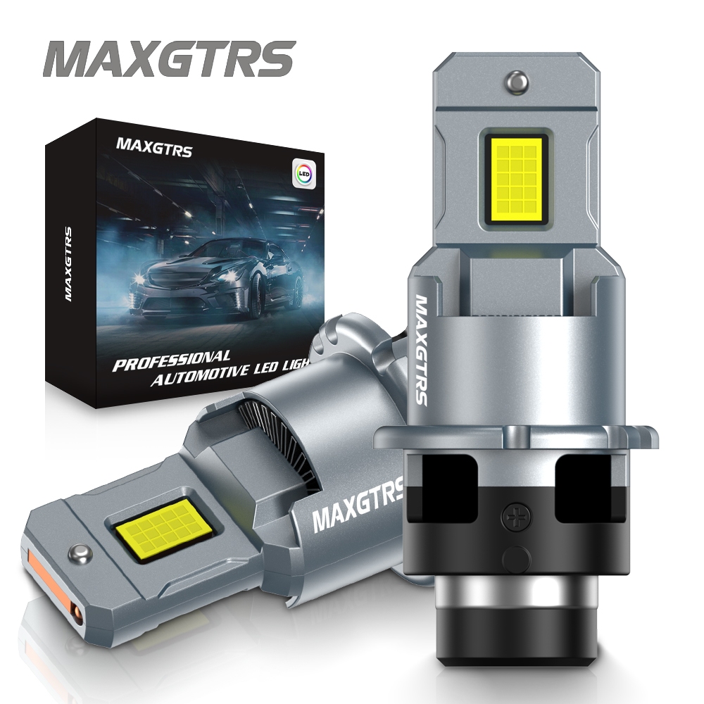 MAXGTRS 2x D2S LED โคมไฟ Canbus HID D2R D2C D4S LED ไฟหน้าหลอดไฟสําหรับ Toyota BMW E53 Plug and Play HID Xenon Light