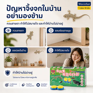 🎌นำเข้าจากญี่ปุ่น🎌ยาฆ่า ยาฆ่าตุ๊กแก 10 ชิ้น/กล่อง กำจัด ไล่ถาวร เข้มข้นถึง 10 เท่า ดึงดูดรวดเร็ว ฆ่าจิ้งจกมีประสิทธิภาพ กันจิ้งจก กําจัดจิงจก วางอย่างแม่นยำ ปลอดภัยต่อสัตว์เลี้ยง แต่ร้ายแรงต่อจิ้งจก