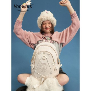 (Star Product) VANWALK Star Rabbit Series New Student Female Backpack Junior High School Student Backpack Lightweight Travel Backpack V2554 & V2768 & V2951