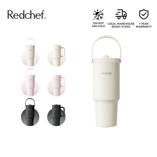 Redchef 1000ml with Handle Hot and Cold  Large Capacity Straw Cup  Vacuum Insulated Cup