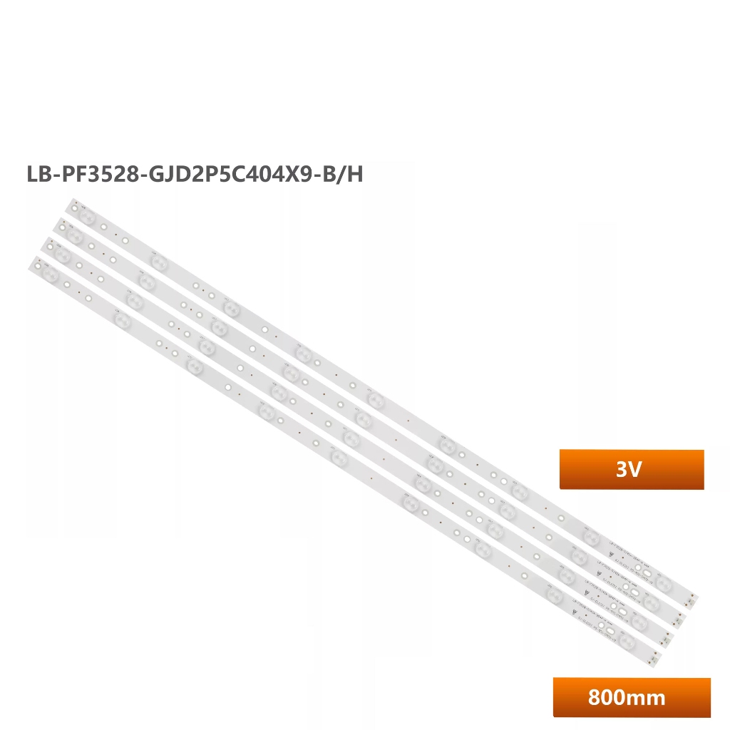 4 ชิ้น/เซ็ต LED backlight Strip สําหรับ 40PFT5109S/98 LED Strip GJ-DLEDII P5-400-D409-V7 2K15-D2P5-5
