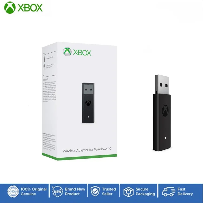 อะแดปเตอร์คอนโทรลเลอร์ไร้สายของแท้ อะแดปเตอร์ไร้สาย Microsoft Xbox สําหรับคอมพิวเตอร์ Windows 10