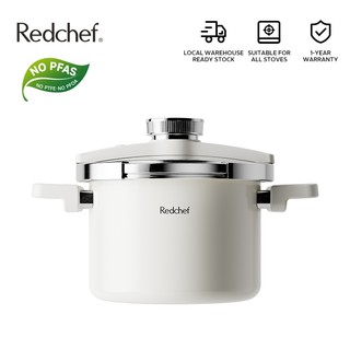 Redchef 6L Thick Explosion Proof 304 Stainless Steel Pressure Cooker  No PFAS&PTFE&PFOA and is Suitable for All Stovetops