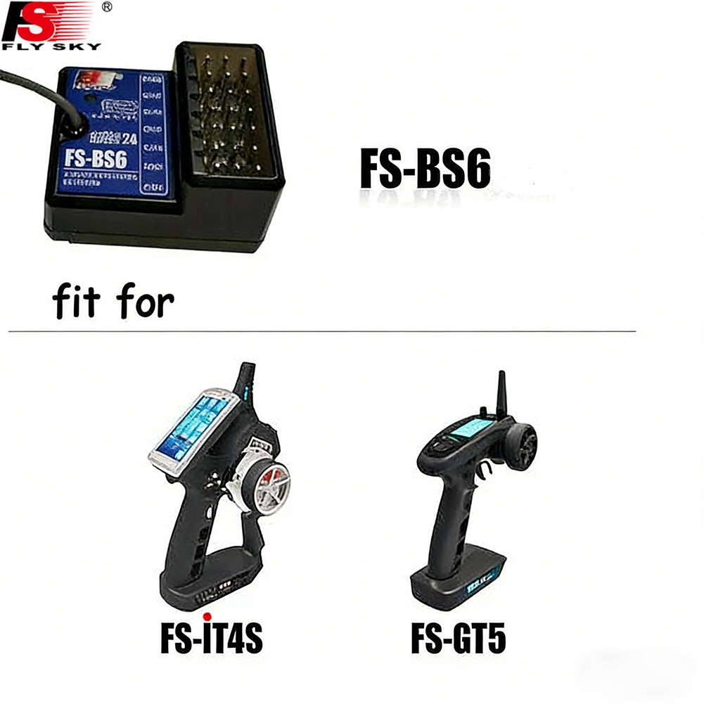Flysky FS-BS6 FS-BS3 FS-BS4 Gyro Stabilization Receiver สําหรับ FS-IT4S FS-GT5 RC เครื่องส่งสัญญาณ