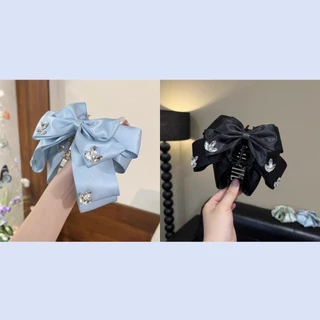 คลิป Dopamine Bowtie สําหรับผู้หญิง – คลิปฉลามโรแมนติกฝรั่งเศสหรูหรา