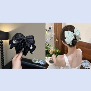 คลิป Dopamine Bowtie สําหรับผู้หญิง – คลิปฉลามโรแมนติกฝรั่งเศสหรูหรา