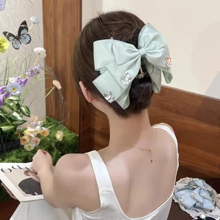 คลิป Dopamine Bowtie สําหรับผู้หญิง – คลิปฉลามโรแมนติกฝรั่งเศสหรูหรา