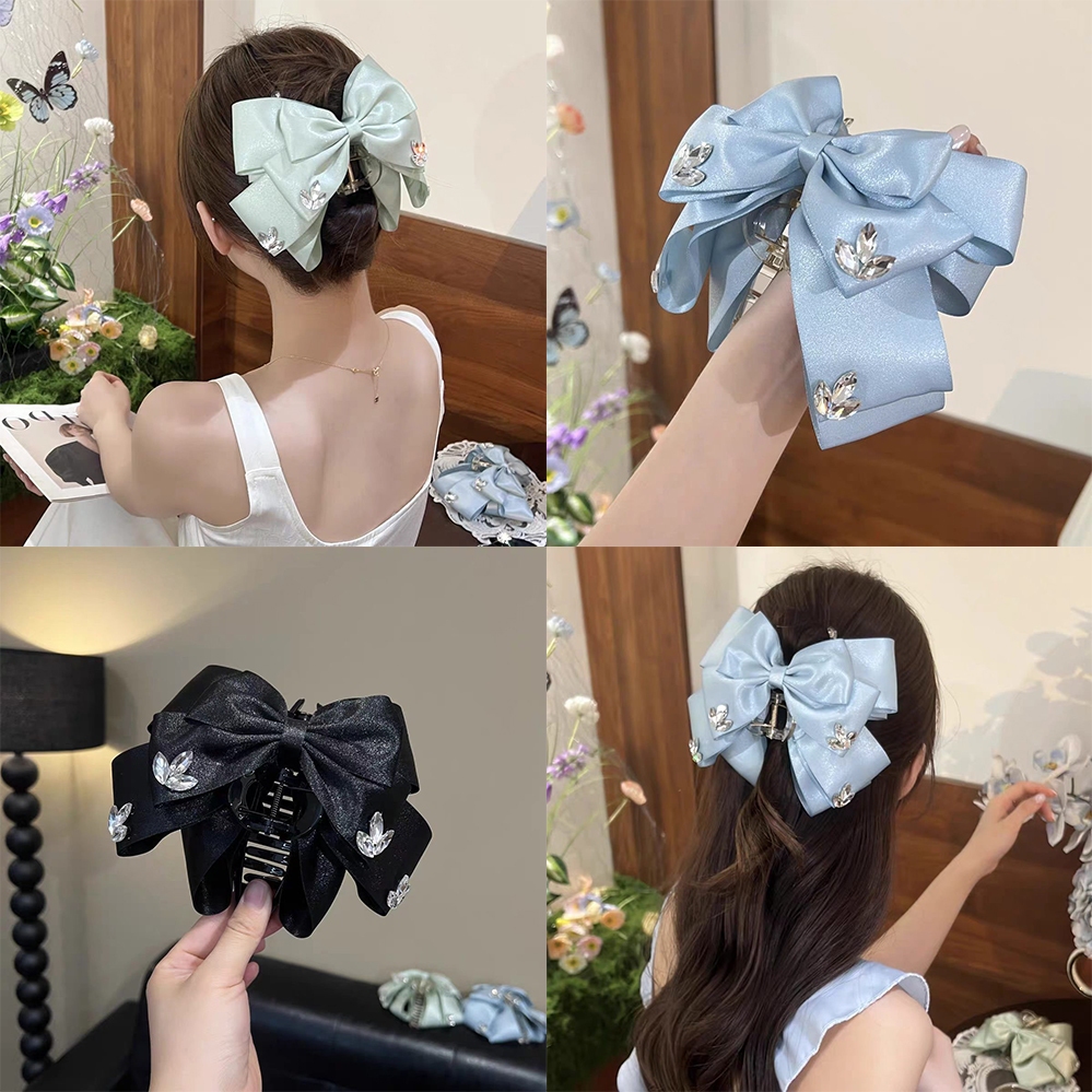 คลิป Dopamine Bowtie สําหรับผู้หญิง – คลิปฉลามโรแมนติกฝรั่งเศสหรูหรา