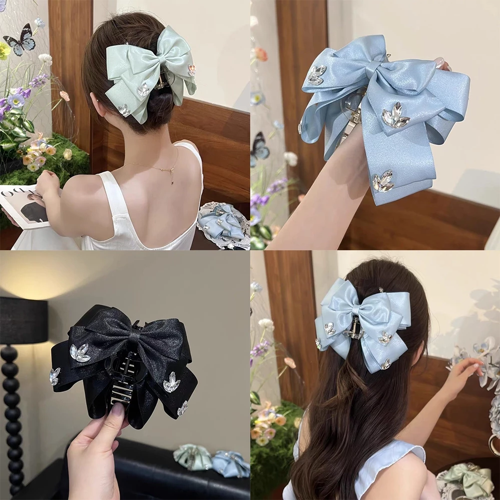 คลิป Dopamine Bowtie สําหรับผู้หญิง – คลิปฉลามโรแมนติกฝรั่งเศสหรูหรา