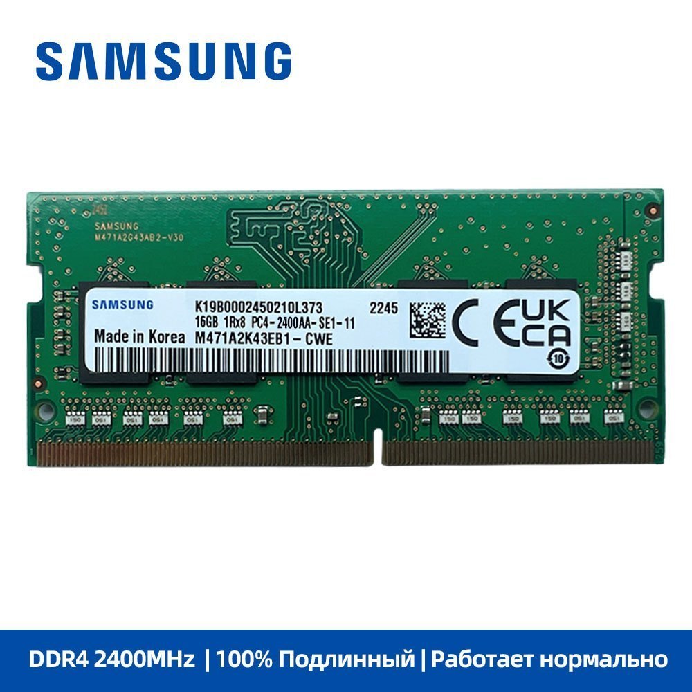 Samsung DDR4 RAM แล็ปท็อป 4GB 8GB 16GB DDR4 2400MHz PC4-2400T PC4-19200S หน่วยความจําแล็ปท็อป SODIMM