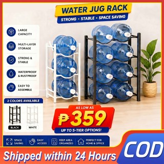 Water Dispenser Stand 3/4/5 Layer Water Container Gallon Rack Mineral Water Rack Steel Bucket Rack Dispenser Stand  Kitchen Organizer for Office/House Use