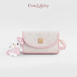 กระเป๋าสะพาย Cow & Kitty กระเป๋าสีชมพูน่ารักๆ ของขวัญให้เพื่อน คิตตี้ กระเป๋าสะพาย