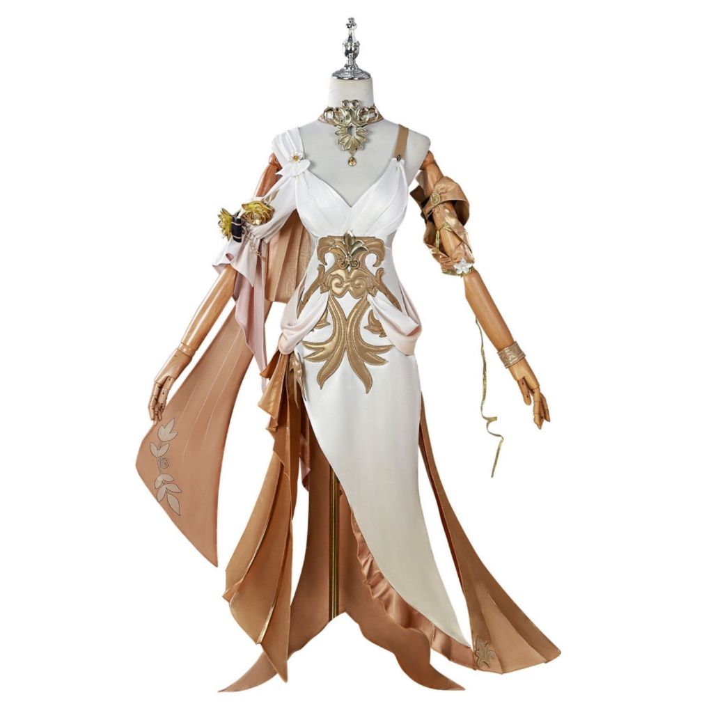 เกม Honkai Star Rail Aglaea คอสเพลย์เครื่องแต่งกาย Weaver of Gold Aglaea ผู้หญิงชุดฮาโลวีน Carnival 