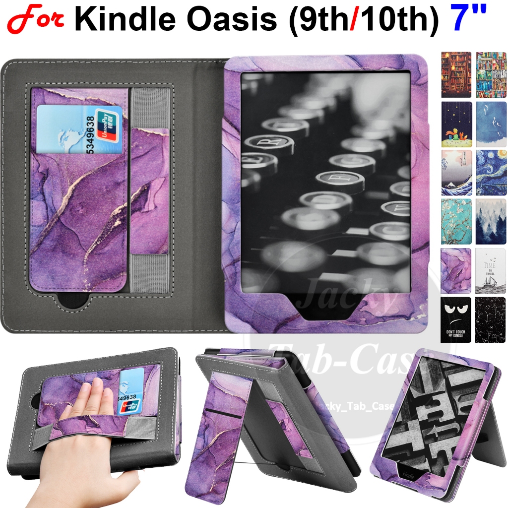 สําหรับ Kindle Oasis รุ่นที่ 9 10 เคสป้องกันแบบพกพา 2017 Oasis2 CW24WI 2019 Oasis3 S8IN4O เคสตั้งได้