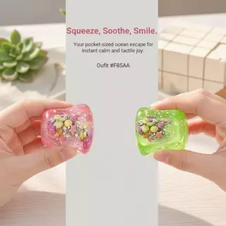 [ก้อนน้ำแข็งมหัศจรรย์] Ice CUBE Squishy ของเล่นโปร่งใส Soft ยืดหยุ่นเกล็ดหิมะความเครียด Ball Maltose Cube Squishy Calming Satisfaction สําหรับเด็กผู้ใหญ่