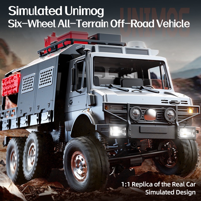 JJRC C8823 Unimog หกล้อ 1/14 364 มม.แปรง Off-Road รีโมทคอนโทรลรถ