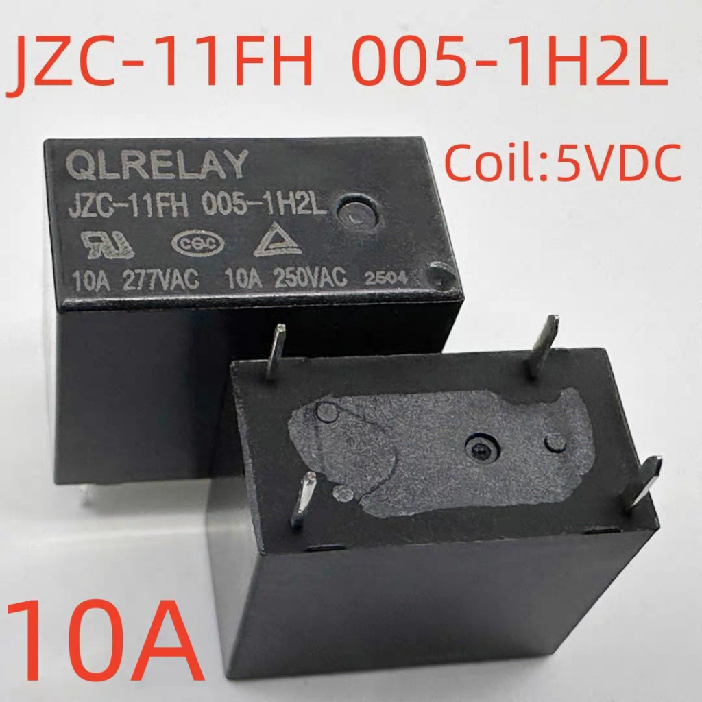 รีเลย์ JZC-11FH 005-1H1L/1H2L 4 Pins 10A/20A