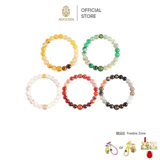 Five Elements Crystal Bracelet Lucky Healing Unisex Jewelry Free Augusta Gift Box