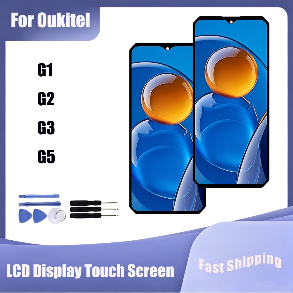 สําหรับ Oukitel G1 G2 G3 G5 G6 G7 จอแสดงผล LCD Touch Screen Digitizer Assembly Replacement Parts