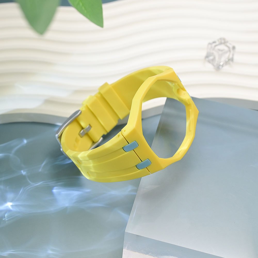 สายซิลิโคน + PC สําหรับ Swatch x AP Royal Pop Pocket watch Changer to นาฬิกาข้อมือ Integrated Strap Modification Fit Accessories