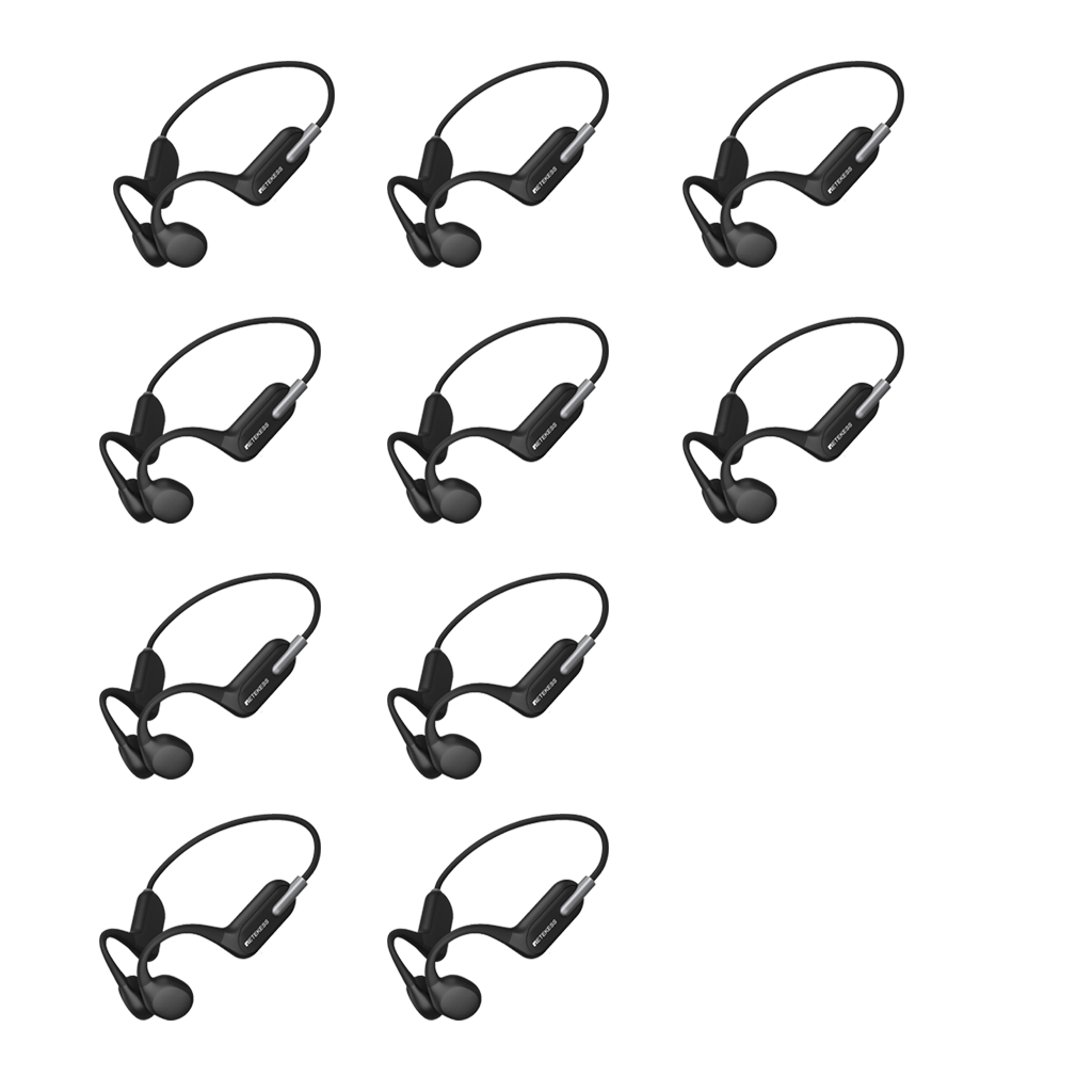 【จัดส่งในท้องถิ่น】Retekess TT042 Bone Conduction Sound Amplifier Tour Guide หูฟัง Bone Conduction เห