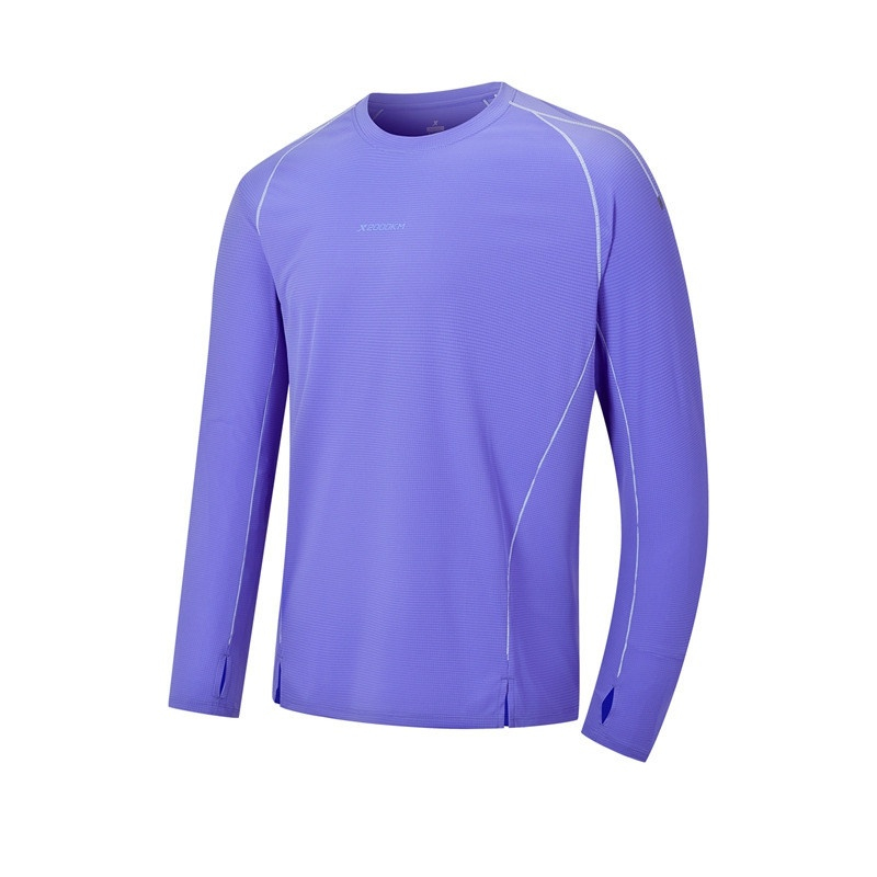 XTEP 2000KM FUN เสื้อแขนยาวผู้ชาย รุ่นใหม่หน้าร้อน ผ้าแห้งเร็วสำหรับกีฬา — صورة 8