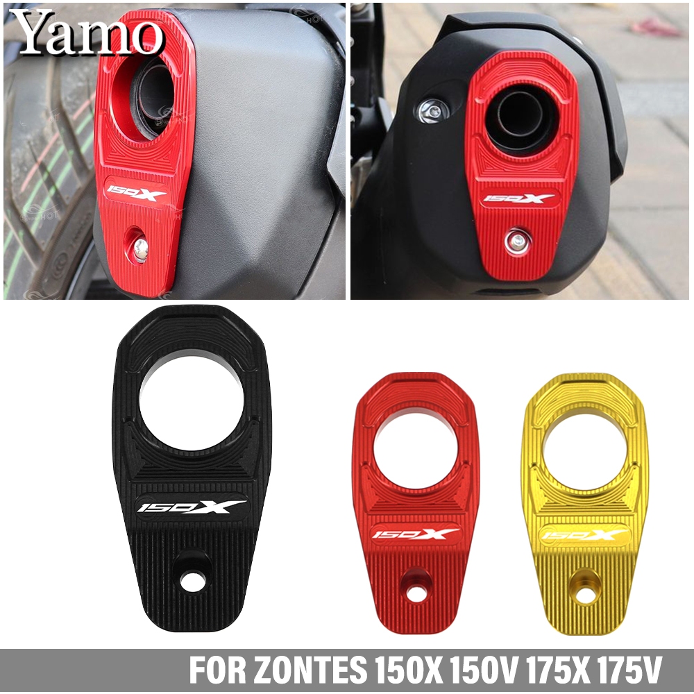 สําหรับ ZONTES 150X 150V ดัดแปลงท่อไอเสียฝาครอบหางฝาครอบป้องกัน ZT 175X 175V ป้องกันน้ําร้อนลวกและป้องกันการชนกันเปลือกตกแต่งแผงอุปกรณ์เสริม