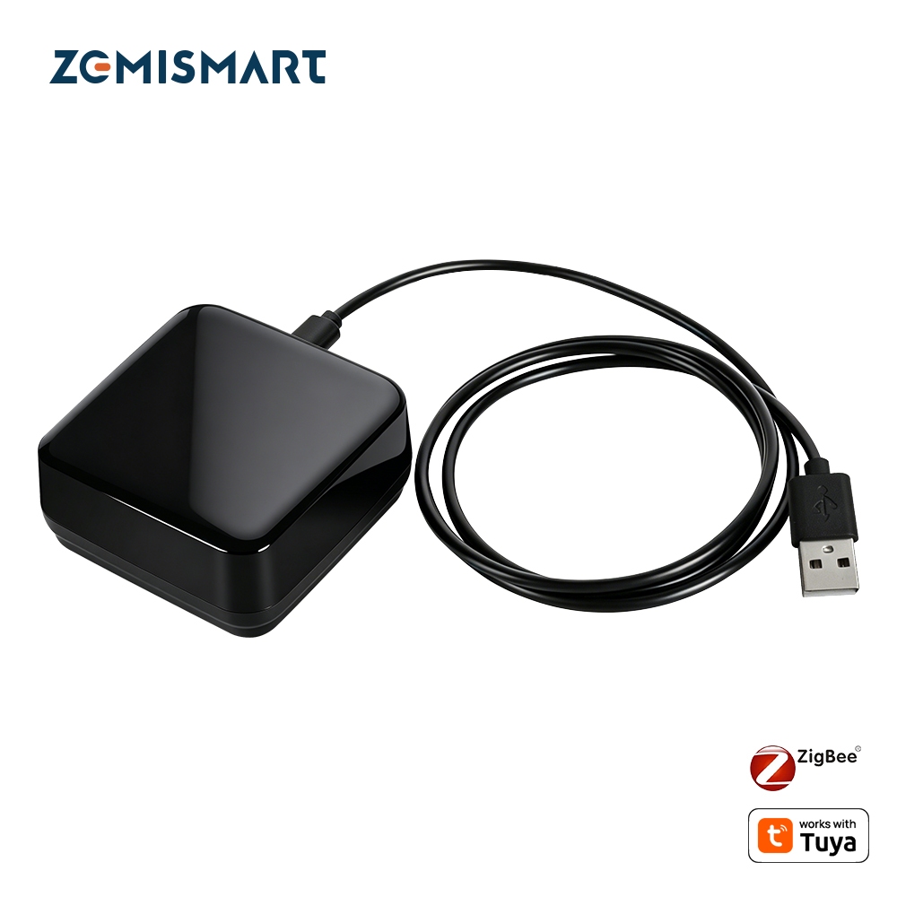 Zemismart Tuya Zigbee IR รีโมทคอนโทรล, All in one Remote,Tuya APP ควบคุมทีวี/อากาศ/กล่องทีวี/IR พัดลมสมาร์ทโฮมอัตโนมัติ Homekit Air-Con ผ่าน Matter M1/M6 Hub,Smart IR DIY