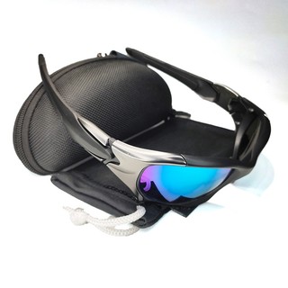 Metal alloy frame polarized bicycle sunglasses for men and women cycling glasses
