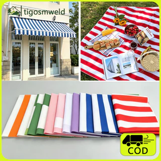 [CO] ผ้าใบกันน้ำ 420D พิมพ์ลายทาง สำหรับทำเต็นท์ ร่ม และผ้าใบกันแดด (50x150 ซม.) [TH]